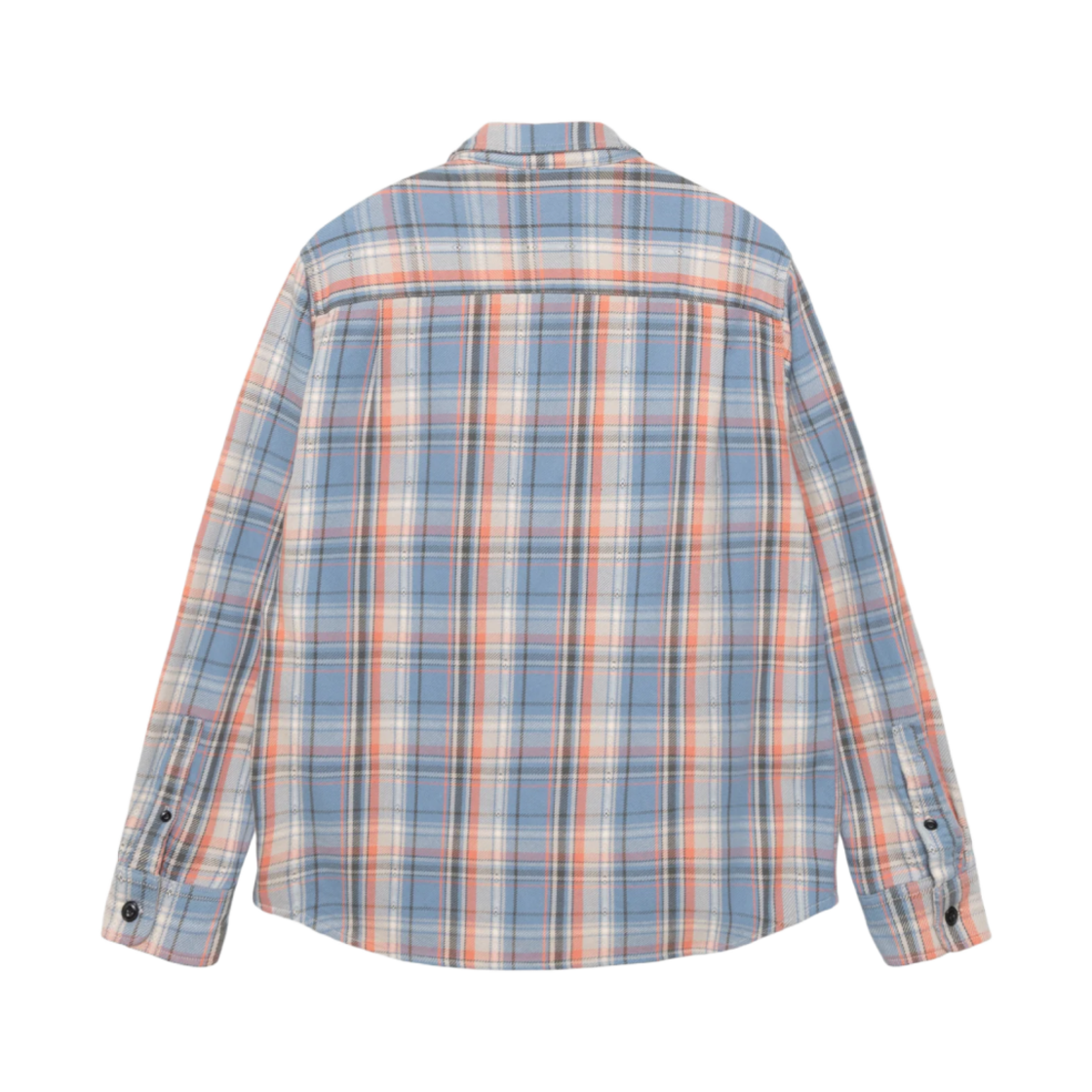 스투시 단 워시드 코튼 플레이드 셔츠 블루(Stussy Dan Washed Cotton Plaid Shirt Blue) - 2