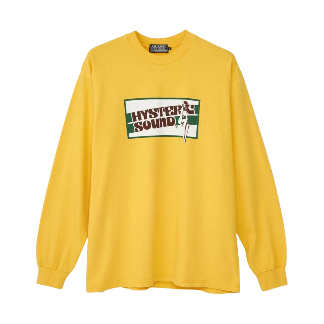 히스테릭 글래머 히스테릭 사운드 티셔츠 옐로우(Hysteric Glamour Hysteric Sound T-Shirt Yellow) - 1