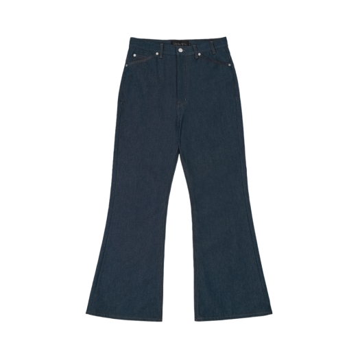 ST2409PTS06 STU Flared Denim Pants Indigo