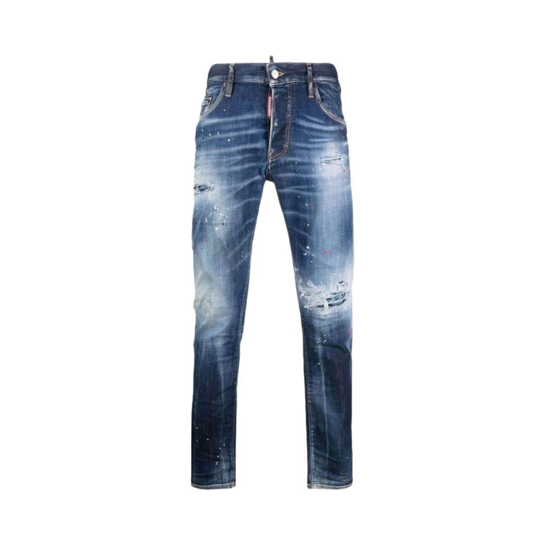 S74LB1255S30789470 Dsquared2 Distressed Effect Jeans Blue