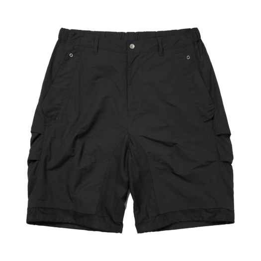 ET2502SO04BK ETCE Reverse Tuck Layered Shorts Black