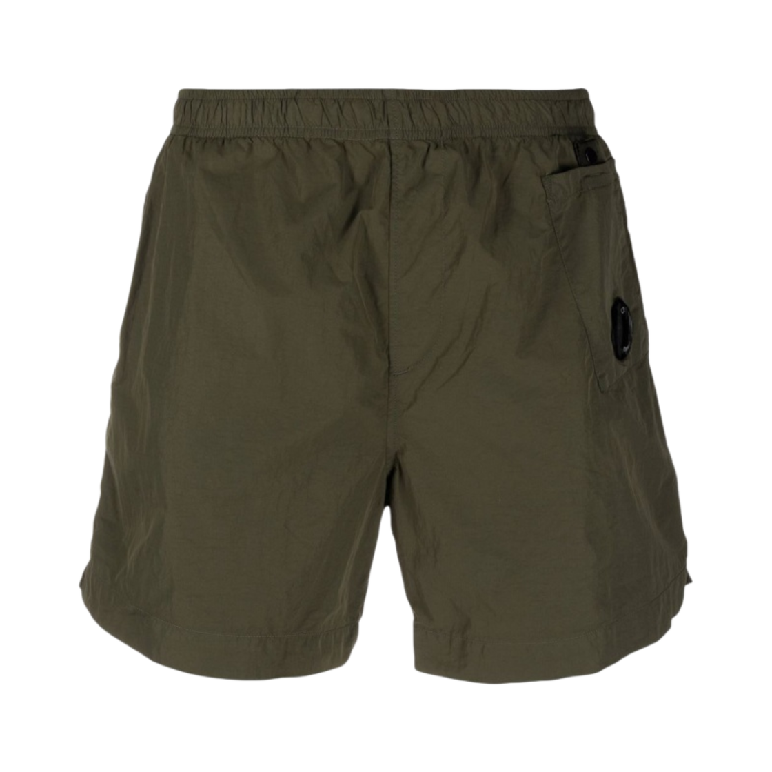 C.P. 컴퍼니 플랫 나일론 비치 쇼츠 번트 올리브 그린 - 22SS(C.P. Company Flatt Nylon Beach Shorts Burnt Olive Green - 22SS) - 1
