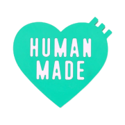 Human Made Heart Rubber Coaster Green