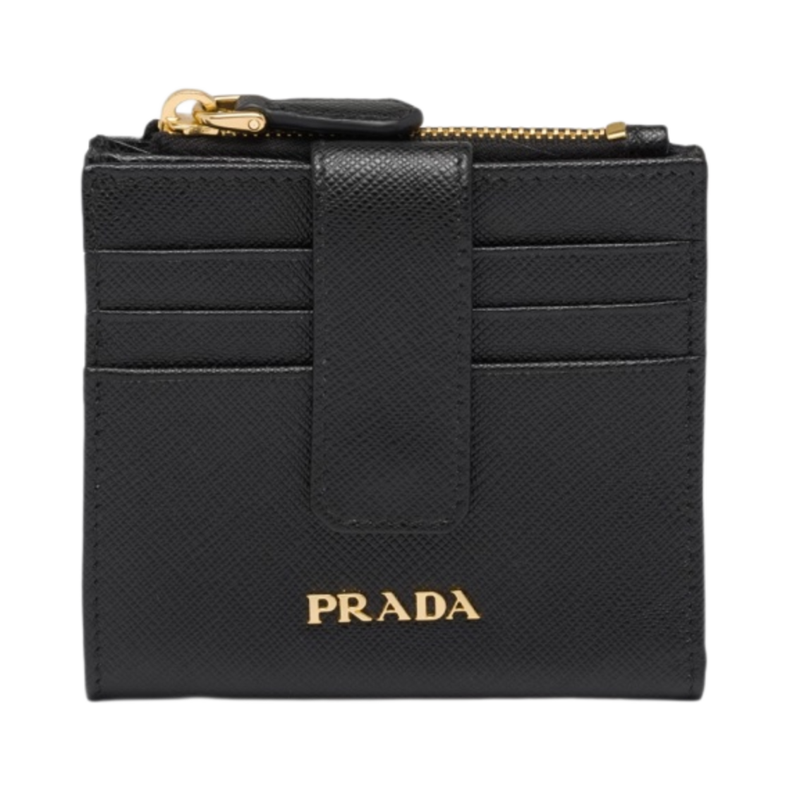프라다 스몰 사피아노 레더 지갑 블랙(Prada Small Saffiano Leather Wallet Black) - 1