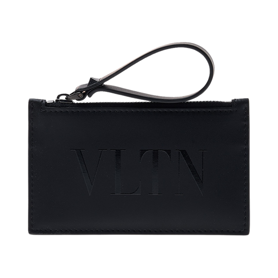 P0540BHY0NO Valentino VLTN Logo Card Holder Black