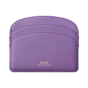 A.P.C. Demi-Lune Card Holder Dark Mauve