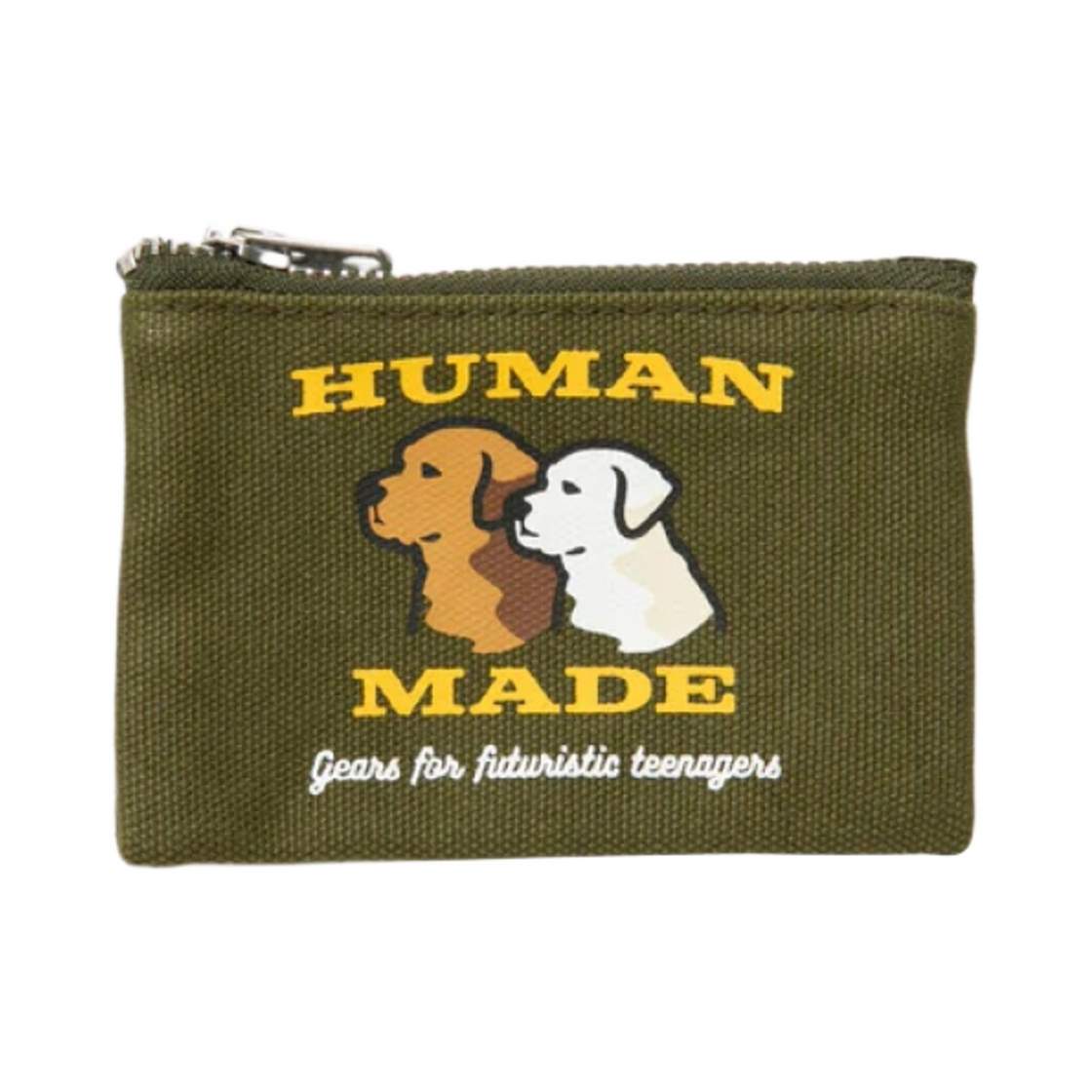 HM25GD049 Human Made Card Case Olive Drab