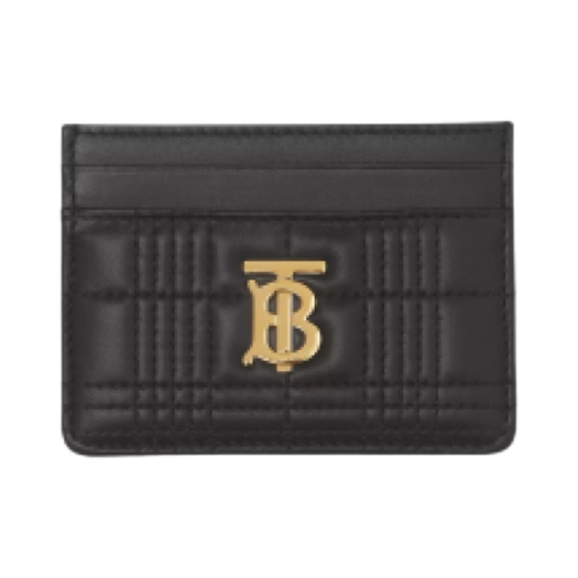 버버리 퀼티드 레더 롤라 카드 케이스 블랙 라이트 골드 버버리 퀼티드 레더 롤라 카드 케이스 블랙 라이트 골드