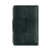 Bottega Veneta Cassette Flap Card Case Inkwell Glacier