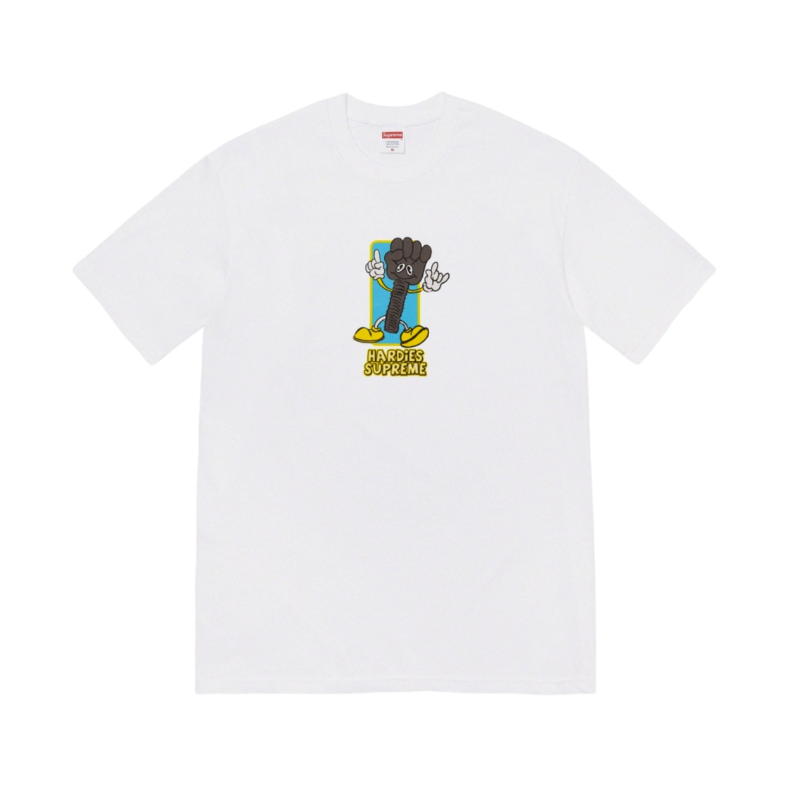 슈프림 x 하디스 볼트 티셔츠 화이트 - 23SS