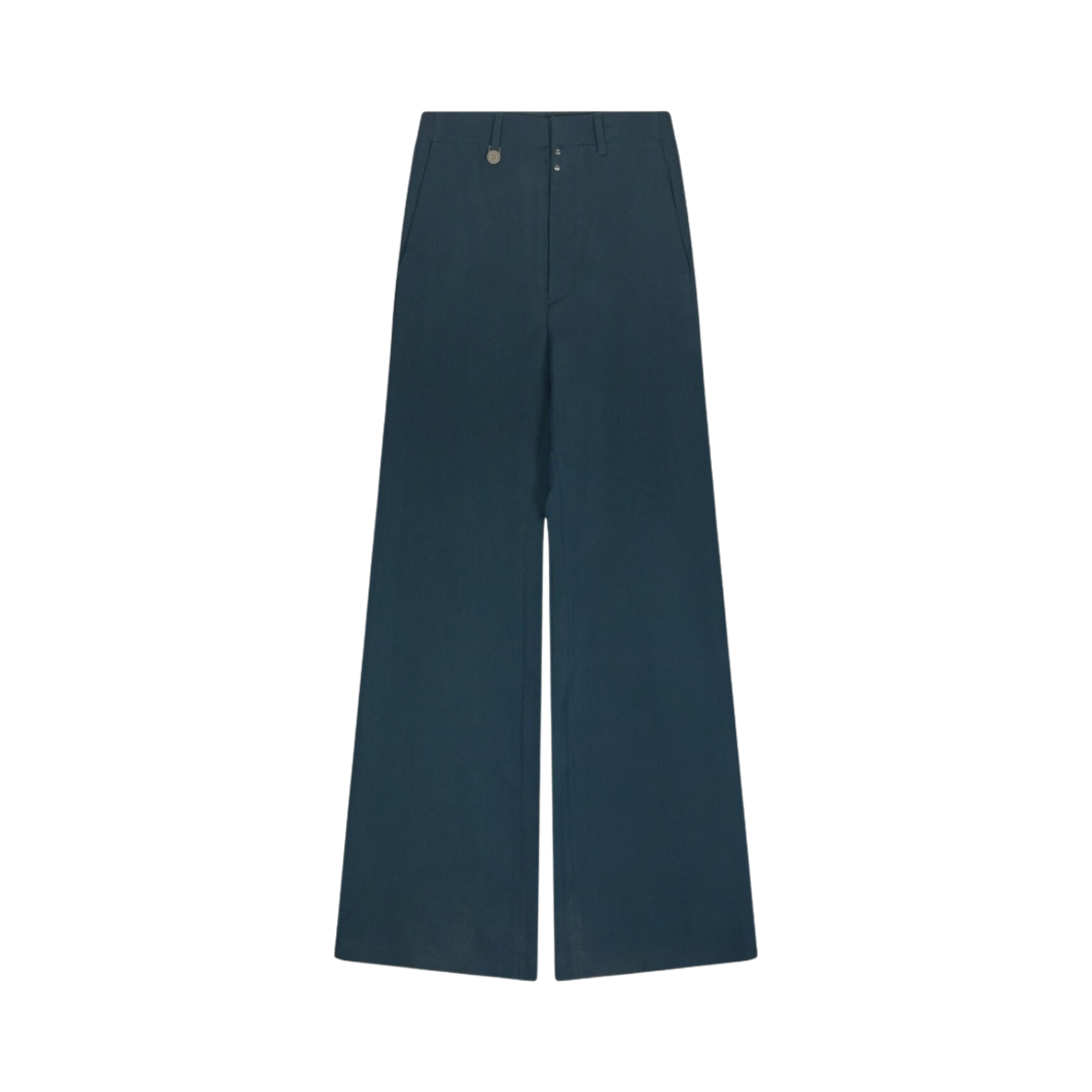 S62KB0143S60351650 (W) MM6 Maison Margiela Flared Trousers Petrol Green