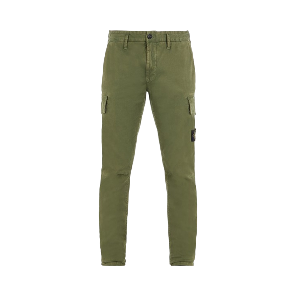 스톤 아일랜드 306L1 올드이펙트 스트레치 브로큰 트윌 코튼 카고 트라우저 올리브 그린 - 22FW(Stone Island 306L1 T.CO+OLD Stretch Broken Twill Cotton Cargo Trousers Olive Green - 22FW) - 1