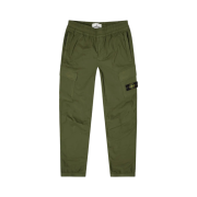 Stone Island 31303 Stretch Cotton Tela Paracadute Cargo Pants Olive Green - 22SS