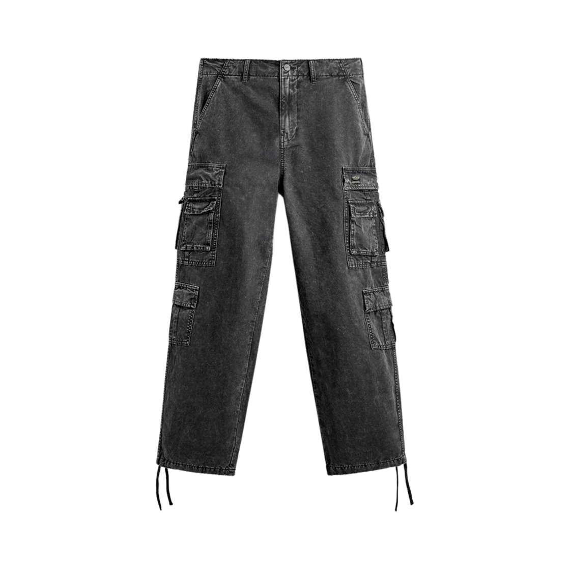 자라 카고 트라우저 포켓 다크 그레이(Zara Cargo Trousers with Pockets Dark Grey)
