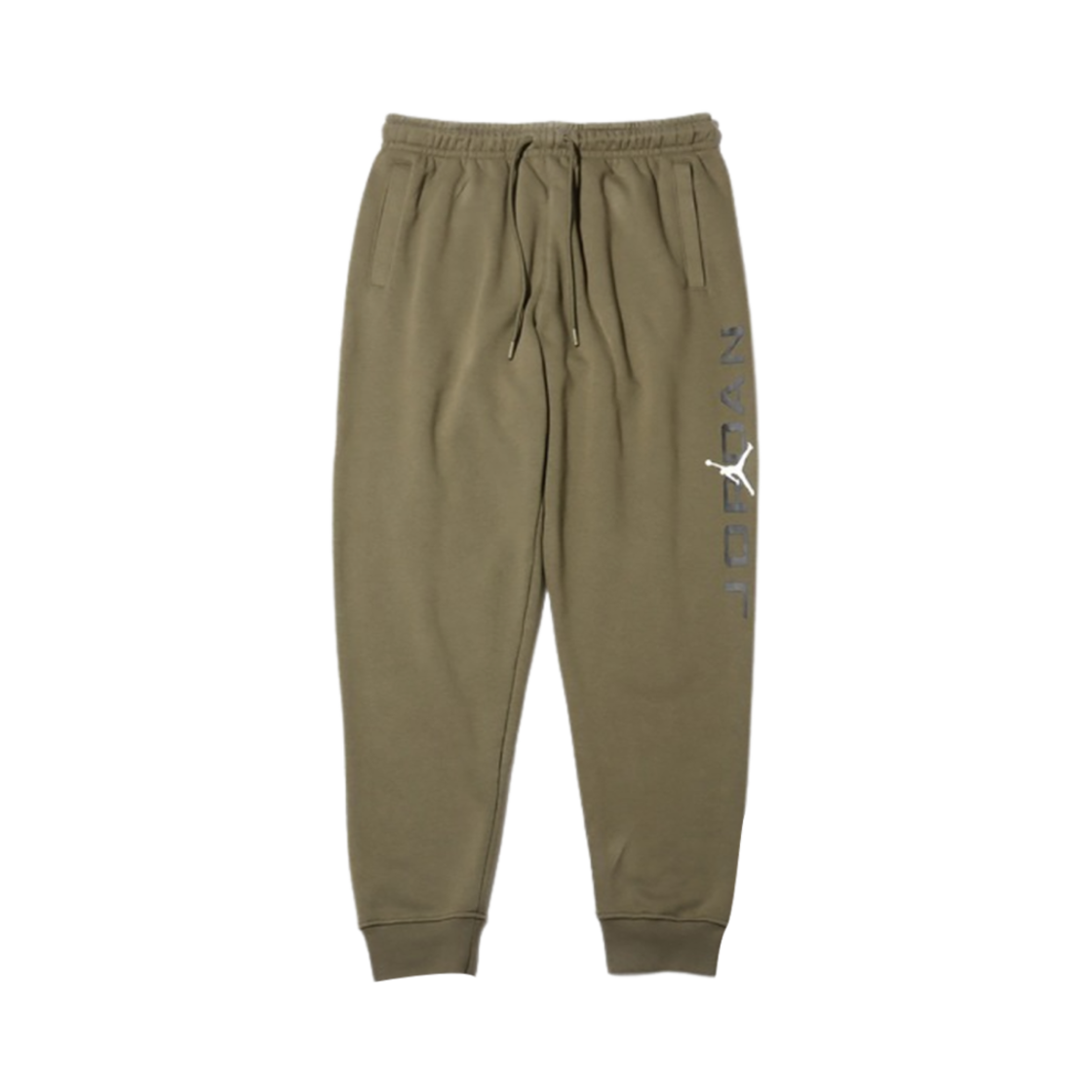 조던 에센셜 플리스 팬츠 미디움 올리브 - 아시아(Jordan Essentials Fleece Pants Medium Olive - Asia) - 1