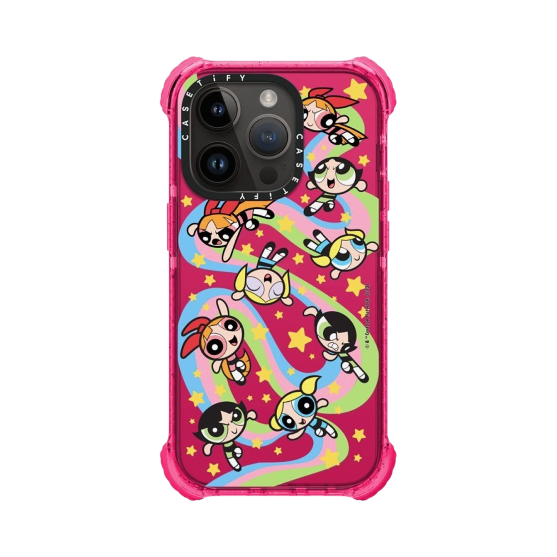 케이스티파이 x 파워퍼프걸 아이폰 메들리 울트라 임팩트 범퍼 케이스 반투명 버블검(Casetify x The Powerpuff Girls iPhone Medley Ultra Impact Bumper Case Sheer Bubblegum) - 3