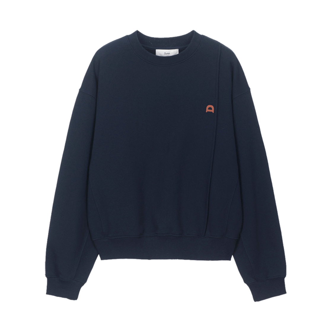 던스트 던스트 로고 크리스 스웨트셔츠 프렌치 네이비(Dunst Dunst Logo Crease Sweatshirt French Navy)