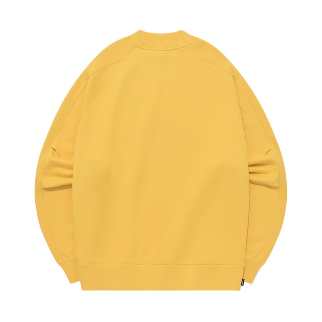 커버낫 모크넥 세미 오버 레글런 스웨트셔츠 옐로우(Covernat Mockneck Semi Oversized Fit Raglan Sweatshirt Yellow) - 2