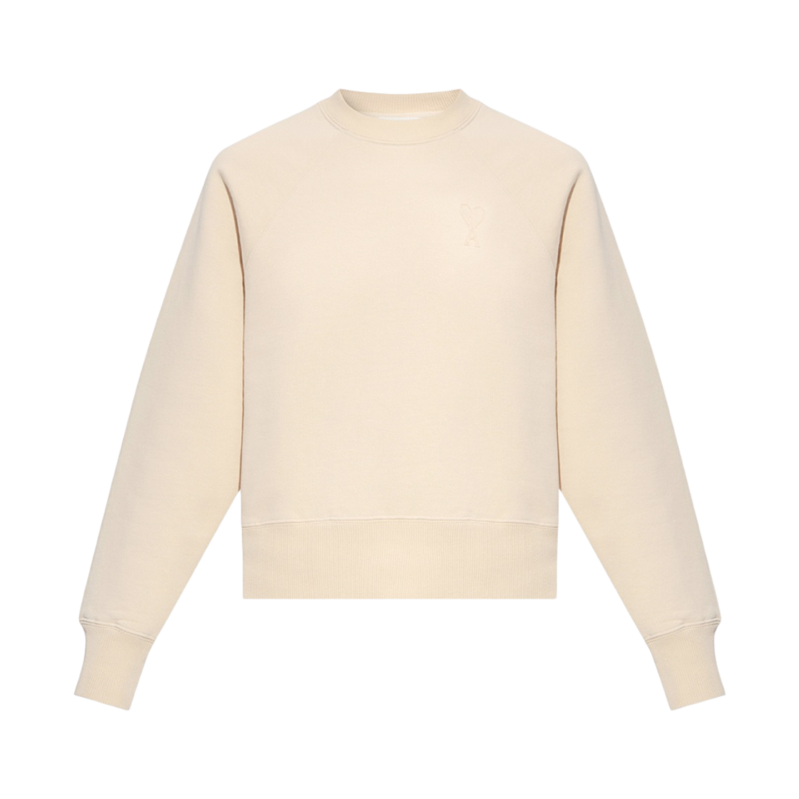 아미 스몰 하트 로고 스웨트셔츠 바닐라(AMI de Coeur Sweatshirt Vanilla) - 1