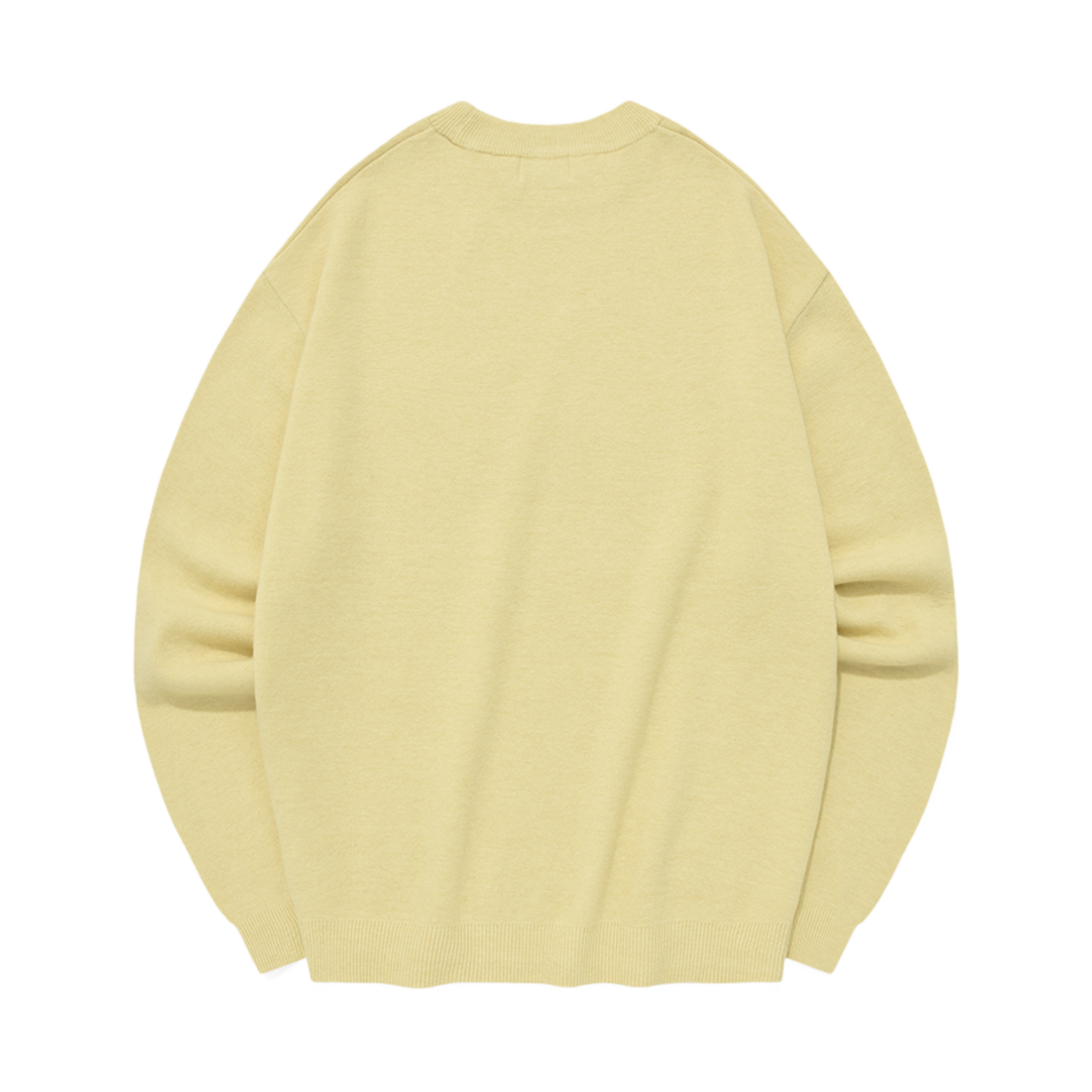 커버낫 램스울 라운드 니트 옐로우(Covernat Lambswool Round Knit Yellow) - 2
