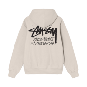 Stussy Stock DSM London Hoodie Smoke 2022