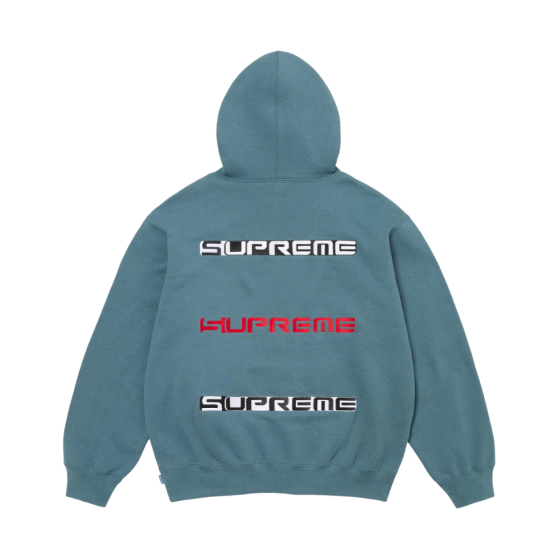 - Supreme AOI Stacked Hooded Sweatshirt Slate - 24FW