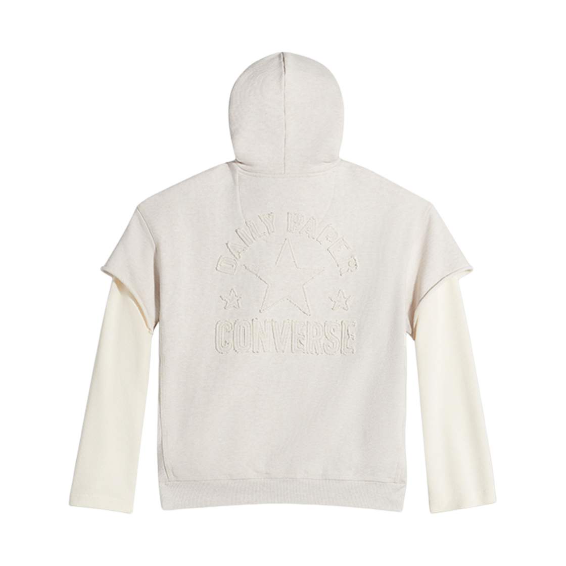 10028533-A01 Converse x Daily Paper Hoodie Egret Heather