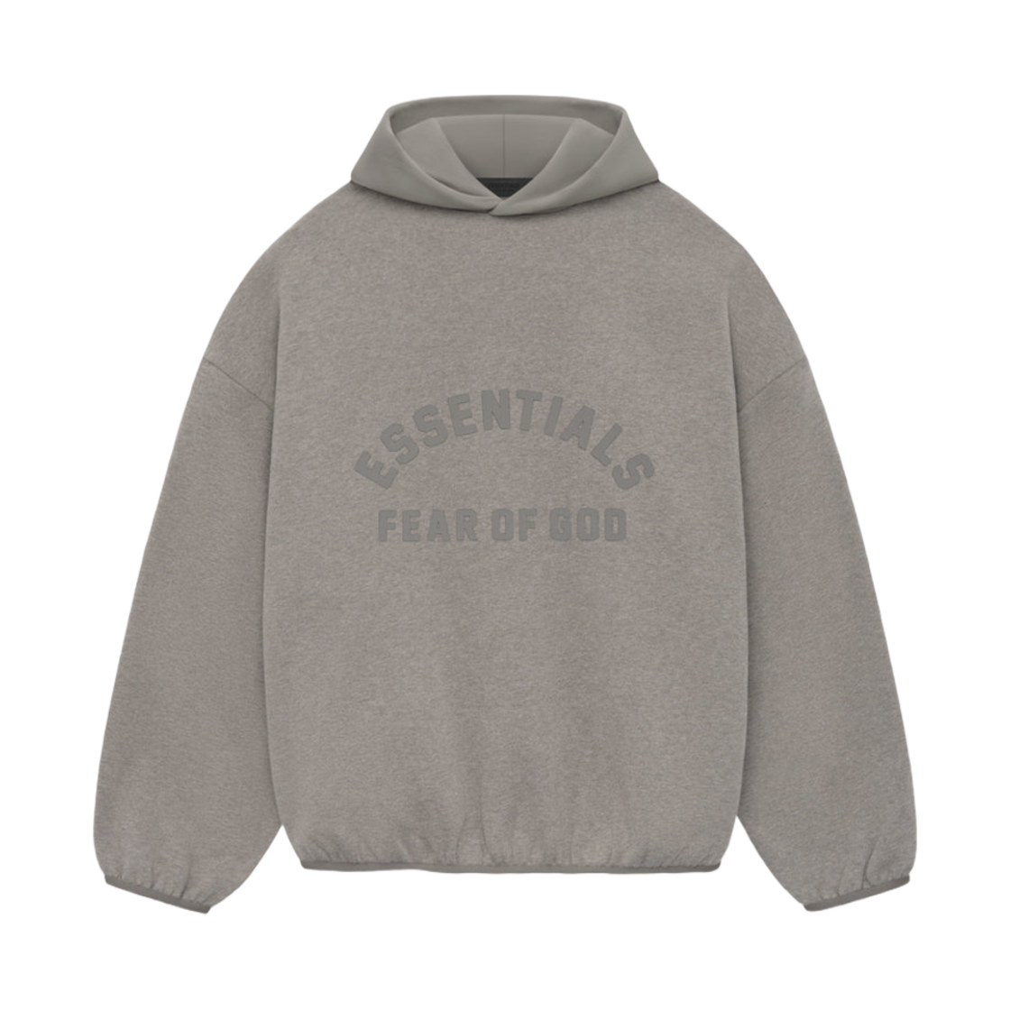 에센셜 나일론 플리스 후드 헤더 그레이 더스트 - 24SS(Essentials Nylon Fleece Hoodie Heather Grey Dust - 24SS)