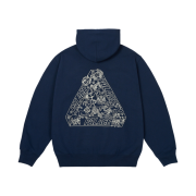 Palace Zodiac Tri-Ferg Hood Navy - 25SS