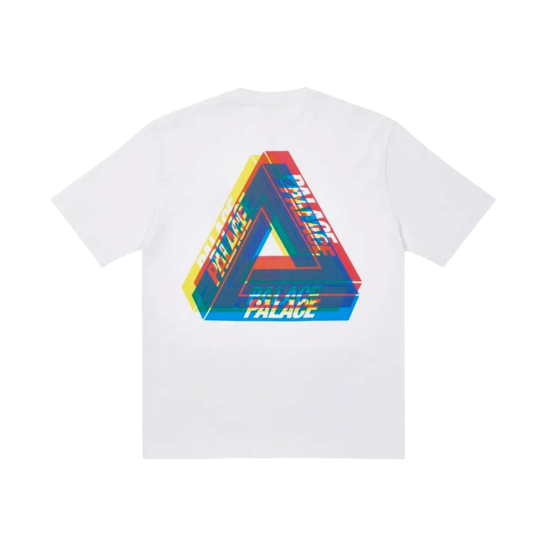팔라스 트라이퍼그 컬러 블러 티셔츠 화이트 - 20FW(Palace Tri-Ferg Colour Blur T-Shirt White - 20FW)
