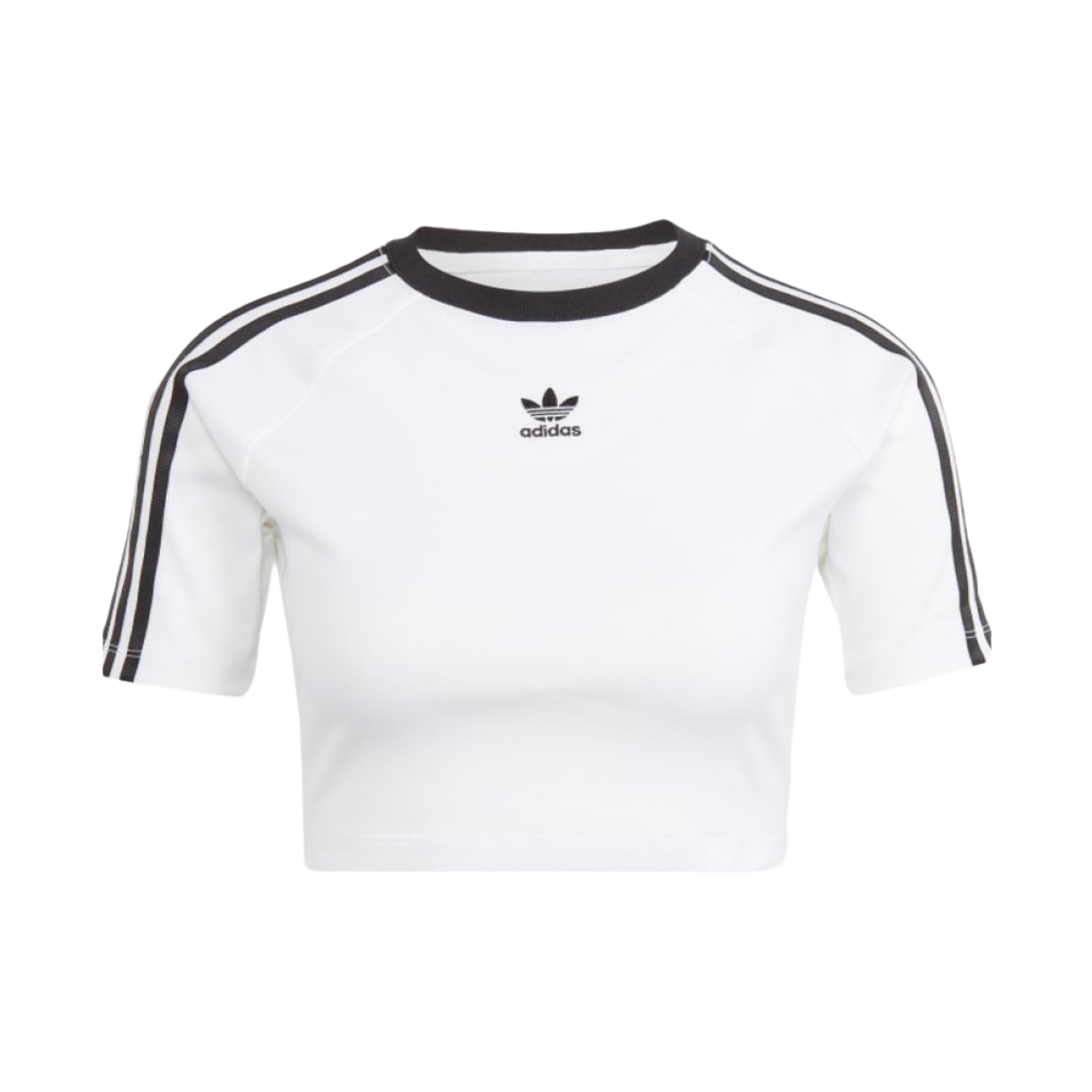 (W) 아디다스 3S 베이비 티셔츠 화이트 - KR 사이즈