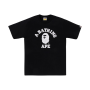 BAPE Hexagram College T-Shirt Black