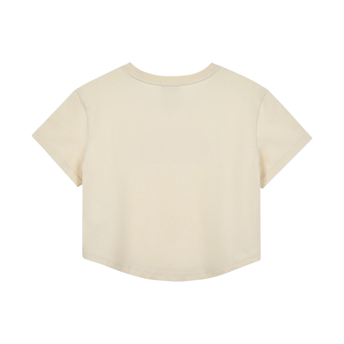 (W) 이미스 체인 스티치 티셔츠 베이지 레드((W) Emis Chain Stitch T-Shirt Beige Red) - 2