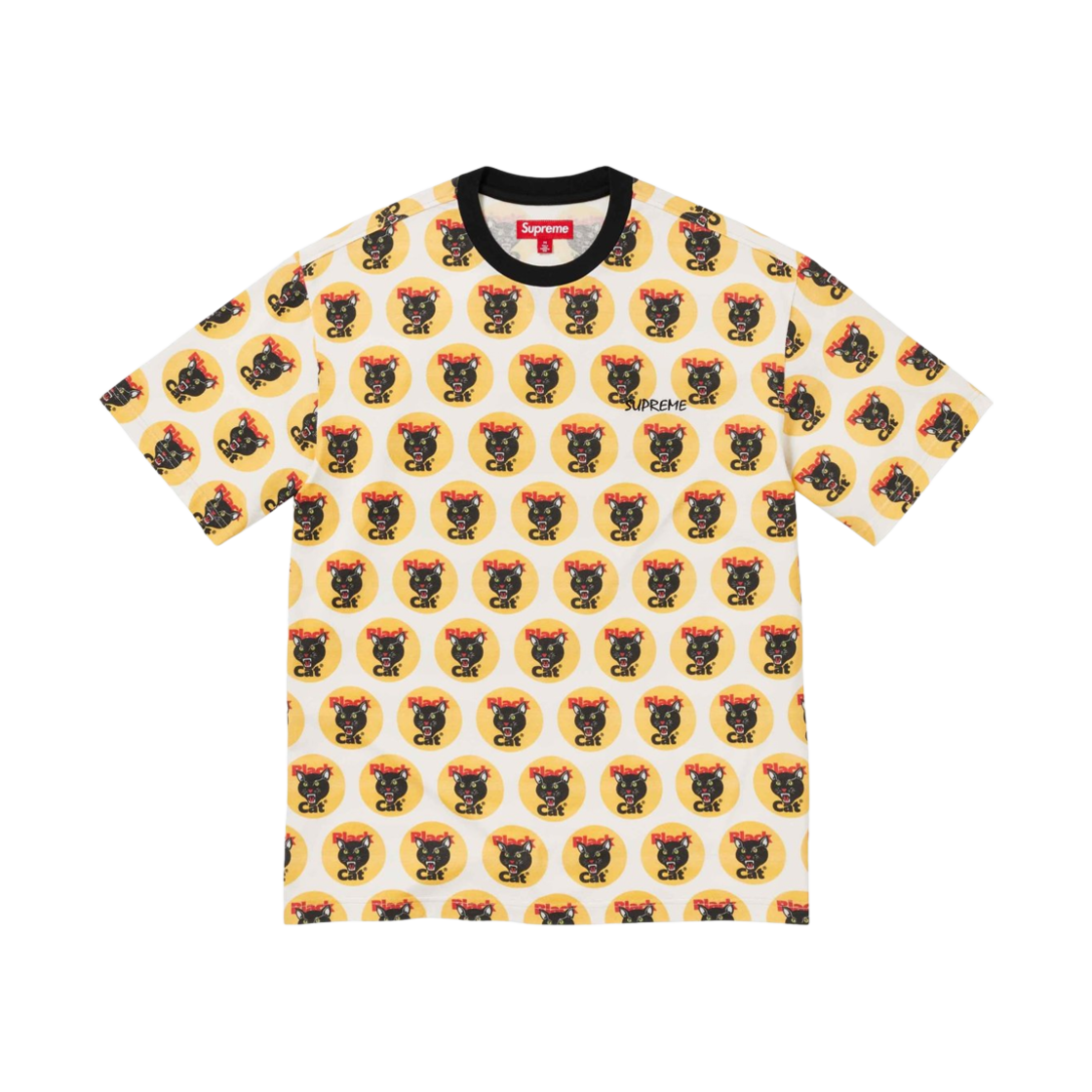 슈프림 블랙 캣 숏슬리브 탑 멀티컬러 - 24SS(Supreme Black Cat S/S Top Multicolor - 24SS) - 1