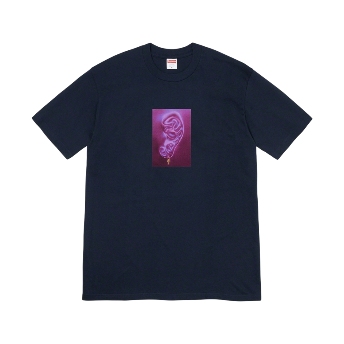 슈프림 이어 티셔츠 네이비 - 21SS(Supreme Ear T-Shirt Navy - 21SS) - 1