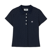 AEAE Dot Pk T-Shirts Navy