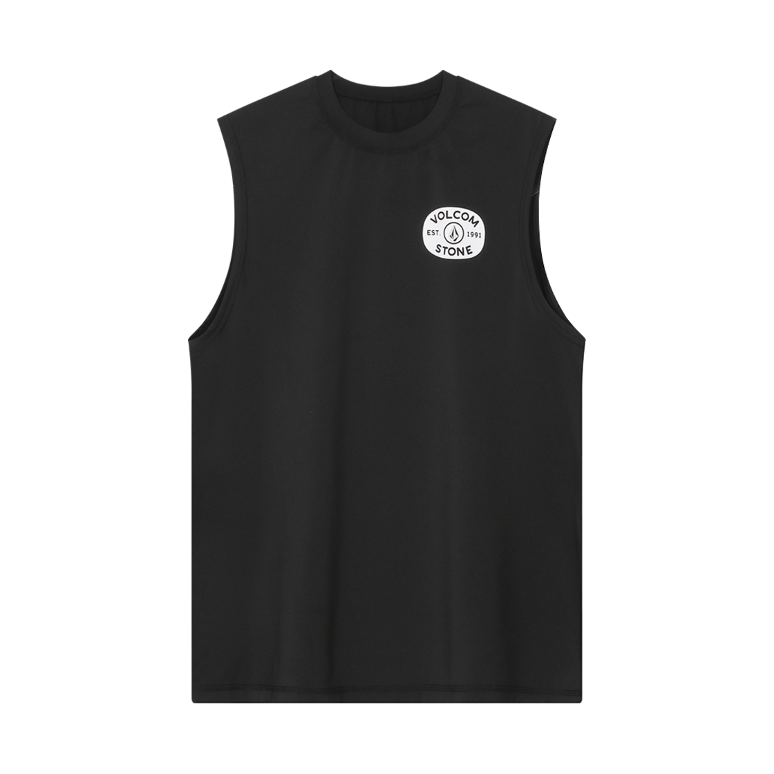 VA252RG103BK Volcom Stamp Rash Sleeveless Black - 대표 이미지 #1
