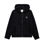 Wooyoungmi Back Logo Hooded Zip-Up Black - 24SS