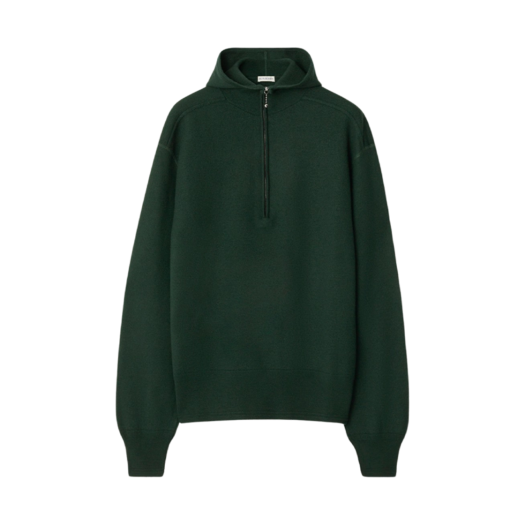 Burberry Wool Half-Zip Hoodie Vine