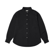 Siyazu SITP5151 Over-Fit Lounge Silky Shirts Black