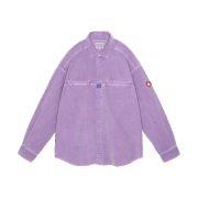Cav Empt Overdye Cord Design Big Shirt Purple - 25SS
