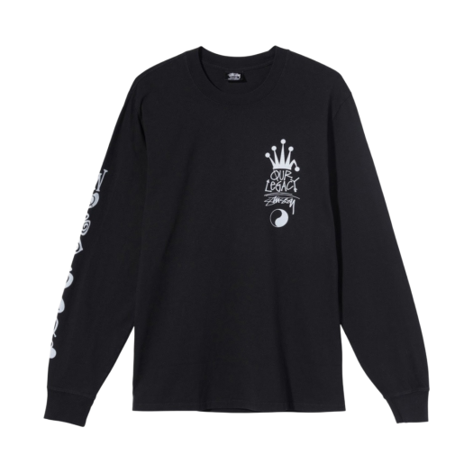 Stussy x Our Legacy Crown LS T-Shirt Black