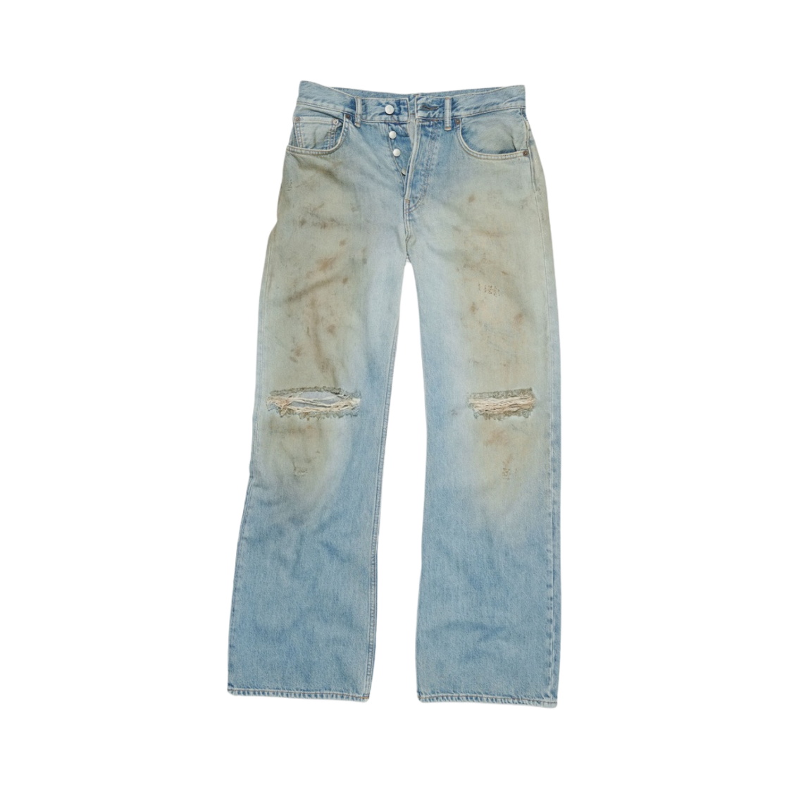 A00402-AUZ Acne Studios Loose Fit Jeans 2021 Mid Blue