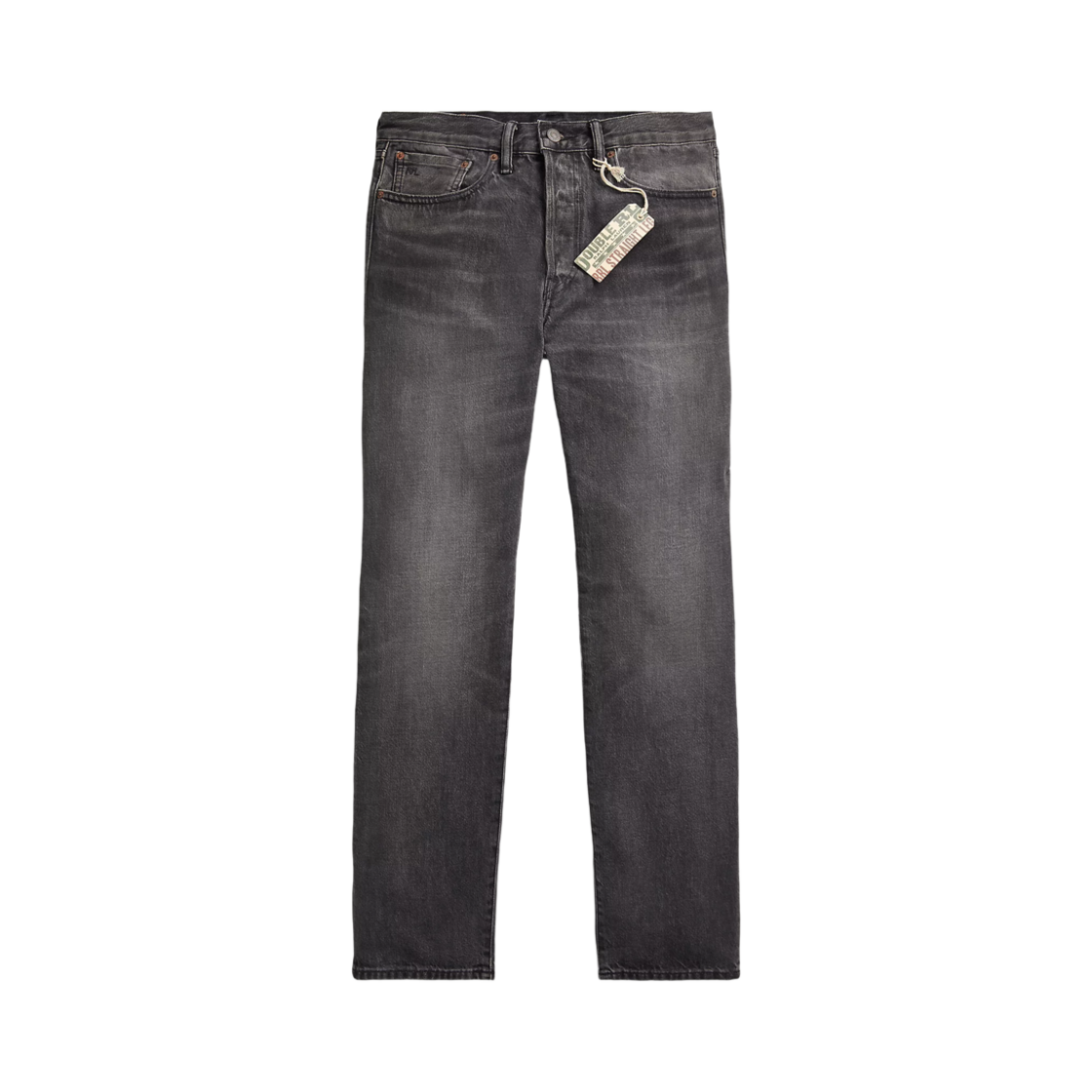더블알엘 스트레이트 핏 진 더스티 블랙 워시(Double RL Straight Fit Jeans Dusty Black Wash)