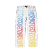 Supreme x Hysteric Glamour Snake Double Knee Denim Painter Pants White - 21SS