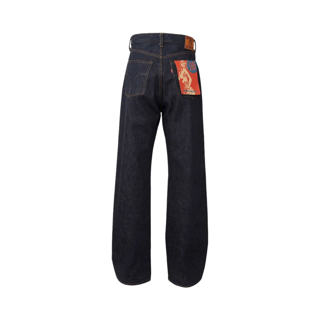 히스테릭 글래머 리지드 스트레이트 배기 데님 팬츠 인디고 블루(Hysteric Glamour Rigid Straight Baggy Denim Pants Indigo Blue) - 2