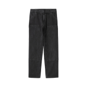 Carhartt WIP Smith Denim Double Knee Pants Black Stone Washed