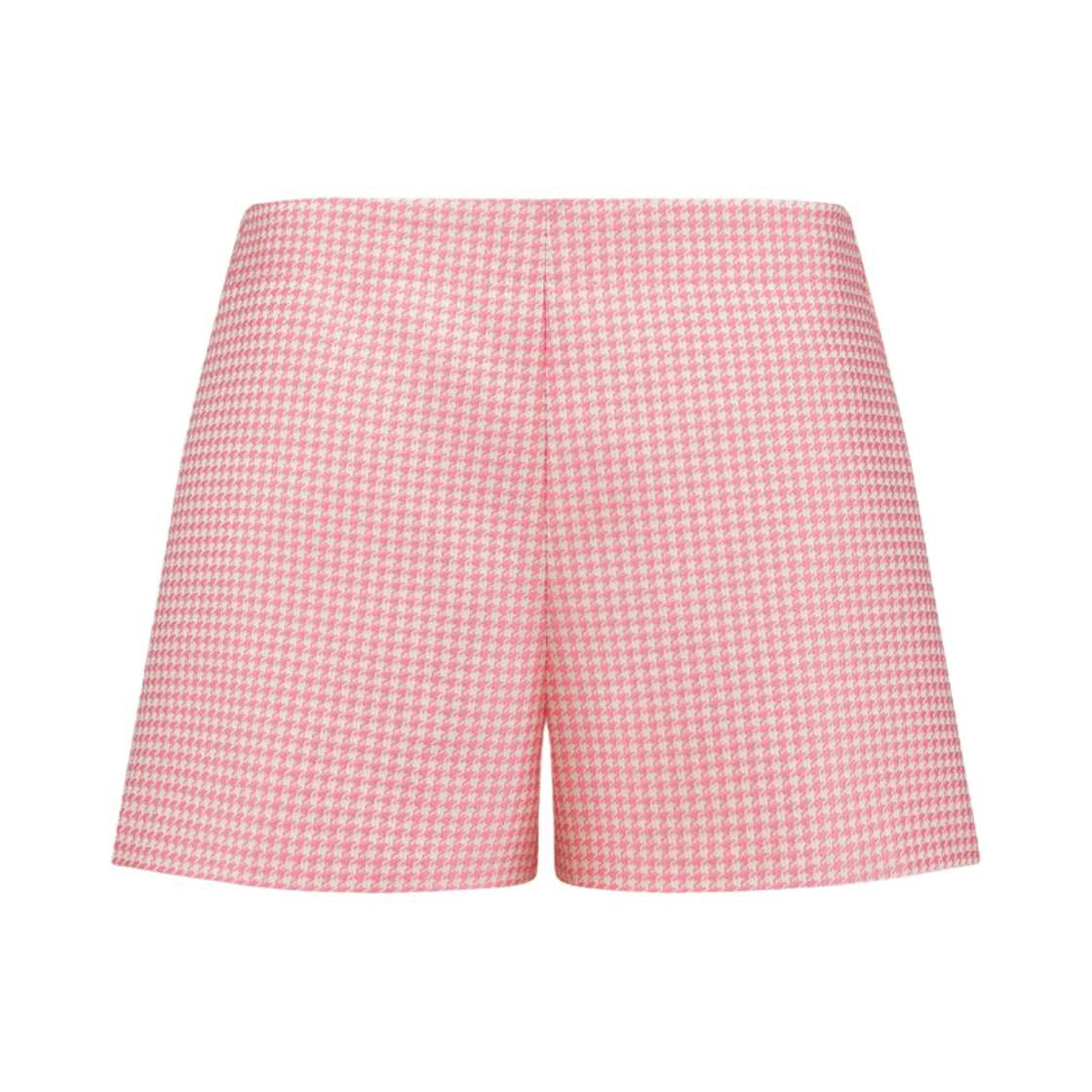 441P94A3820-X0844 (W) Dior Micro Houndstooth Technical Cotton Jacquard Dioriviera Shorts White Candy Pink