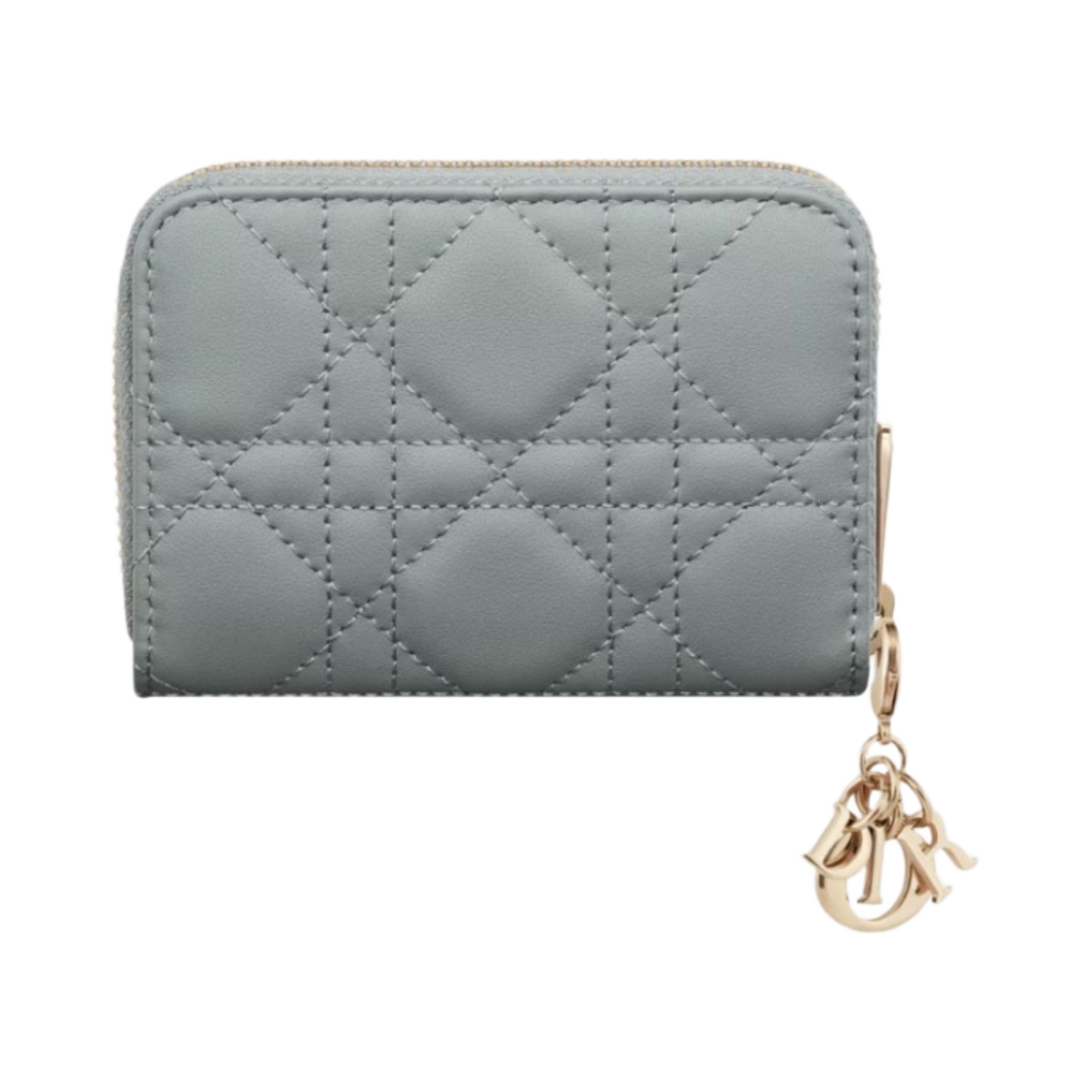 디올 스몰 레이디 보야저 코인 지갑 까나쥬 램스킨 클라우드 블루(Dior Small Lady Voyageur Coin Purse Cannage Lambskin Cloud Blue) - 3