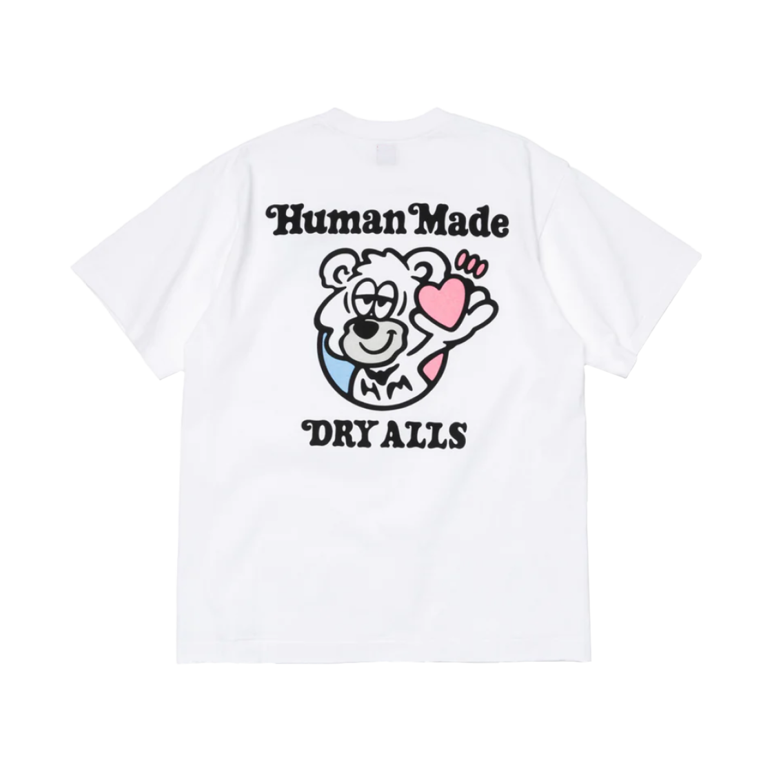 휴먼 메이드 x 베르디 걸스 돈 크라이 그래픽 티셔츠 #1 화이트(Human Made x Verdy Girls Don't Cry Graphic T-Shirt #1 White)